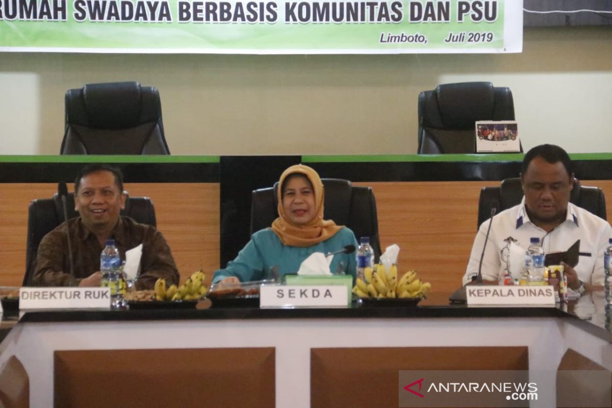 Pemkab Gorontalo-Kementerian PUPR bahas pembangunan swadaya berbasis Komunitas