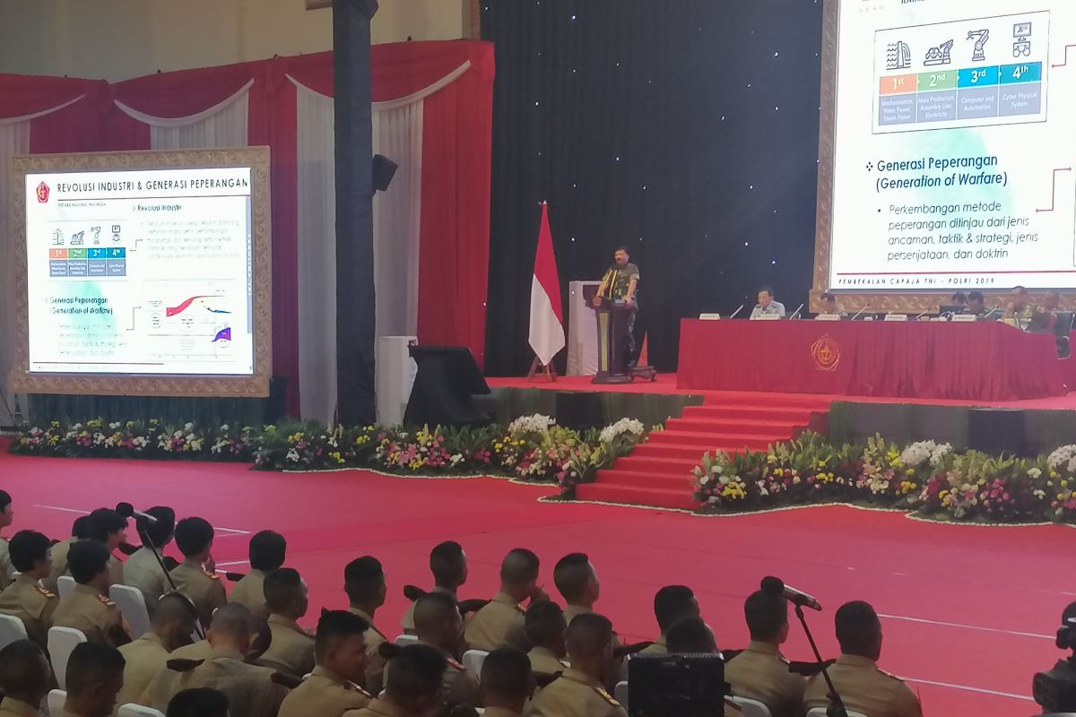 Panglima TNI:  Capaja TNI-Polri untuk tidak lakukan kekerasan