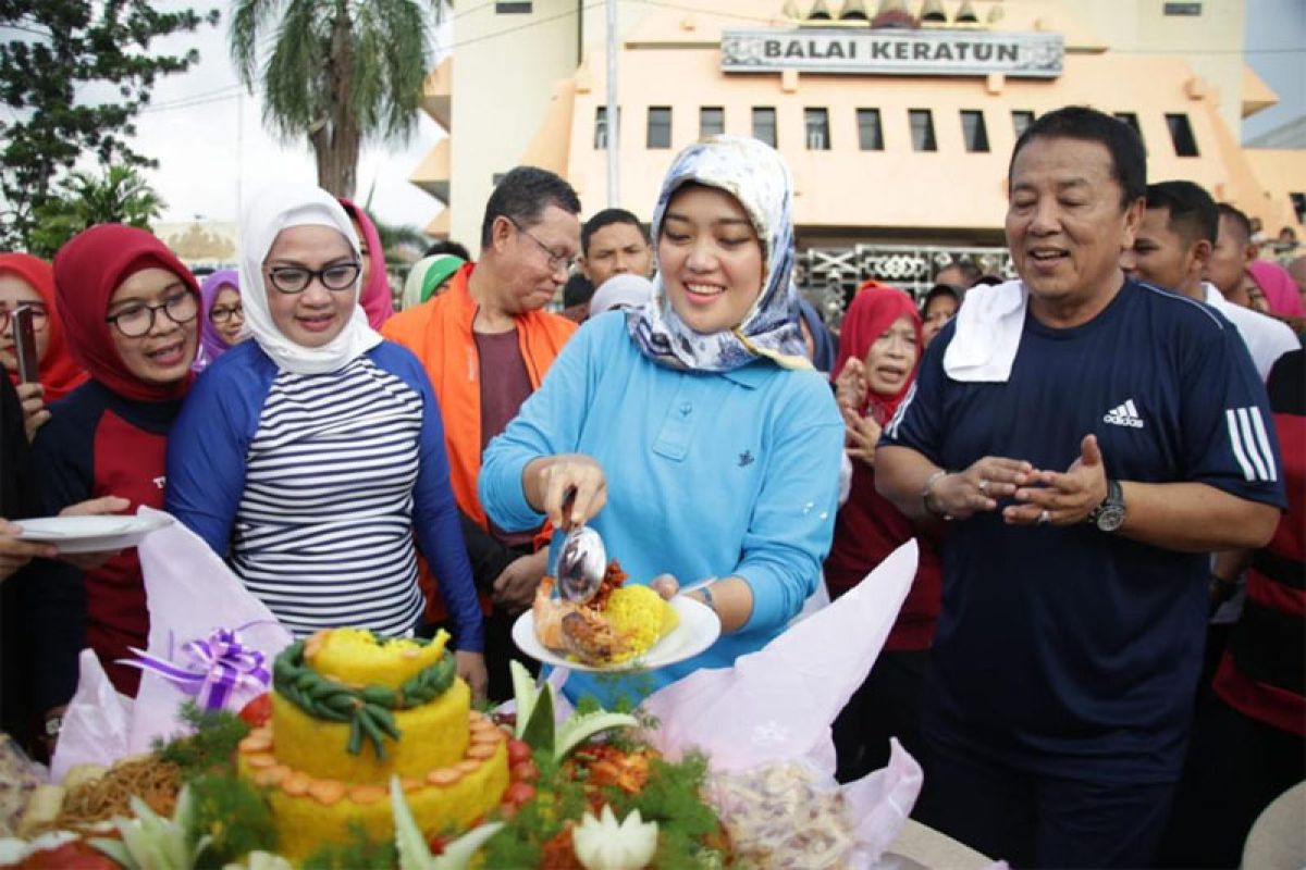 Senam Bersama dan Ultah Wakil Gubernur Lampung