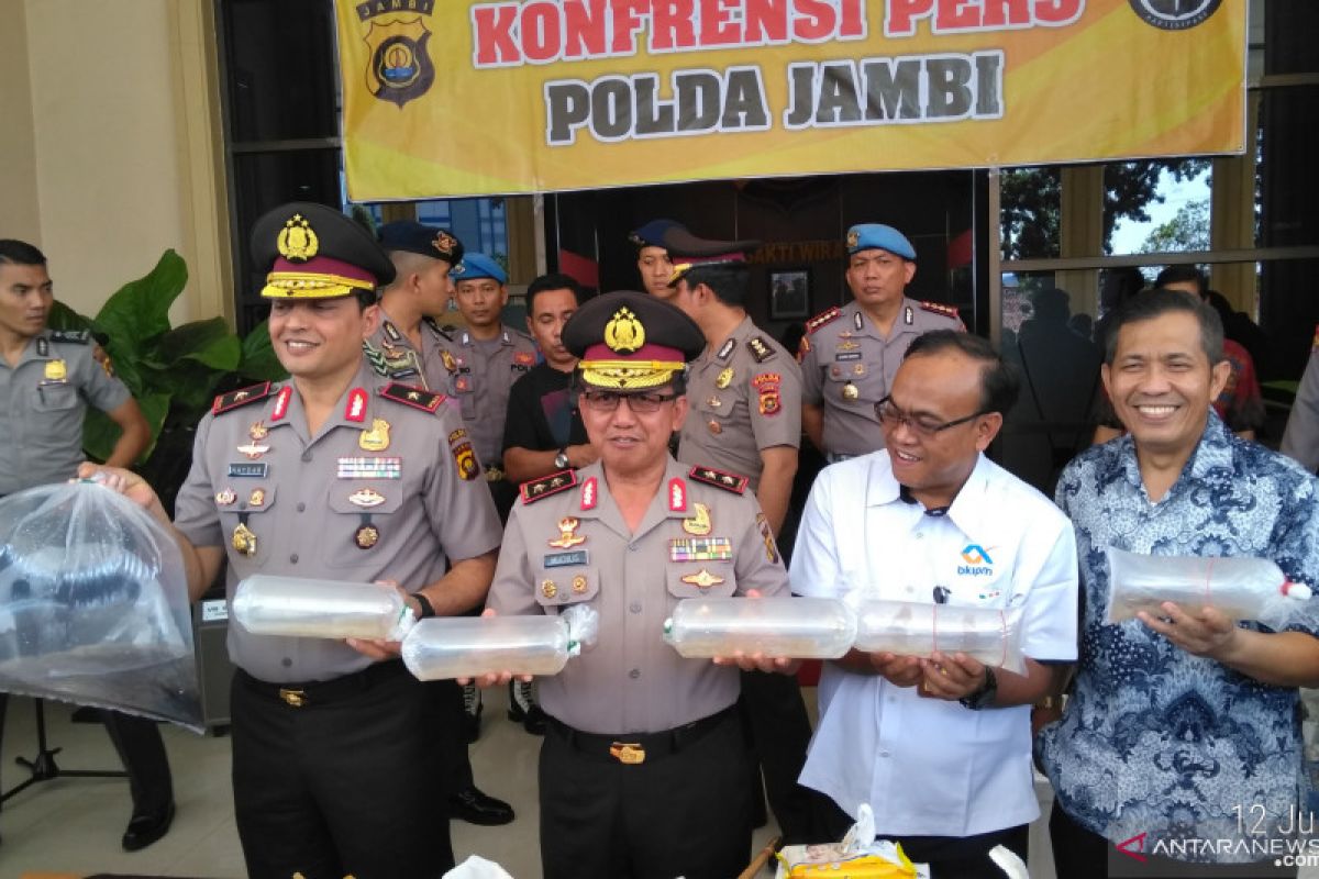 Polda Jambi gagalkan penyelundupan benih lobster Rp87,375 miliar