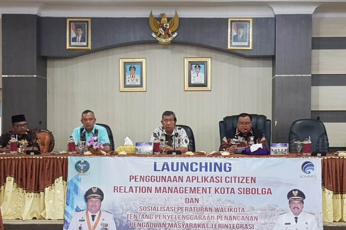 Pemkot Sibolga luncurkan aplikasi Citizen Relation Management