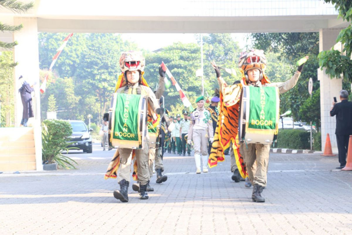 Drumband Polbangtan Bogor meriahkan pembukaan AgriVaganza 2019