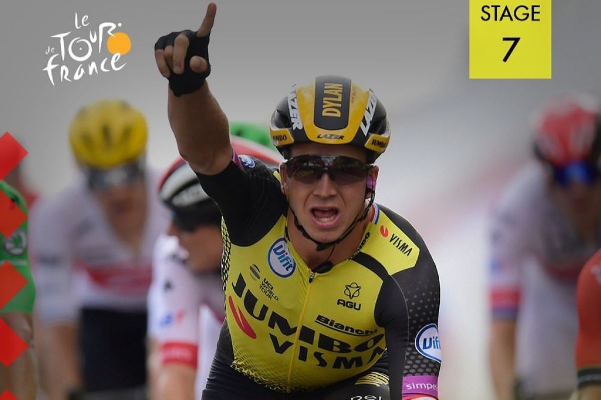 Pebalap Groenewegen juara etape ketujuh