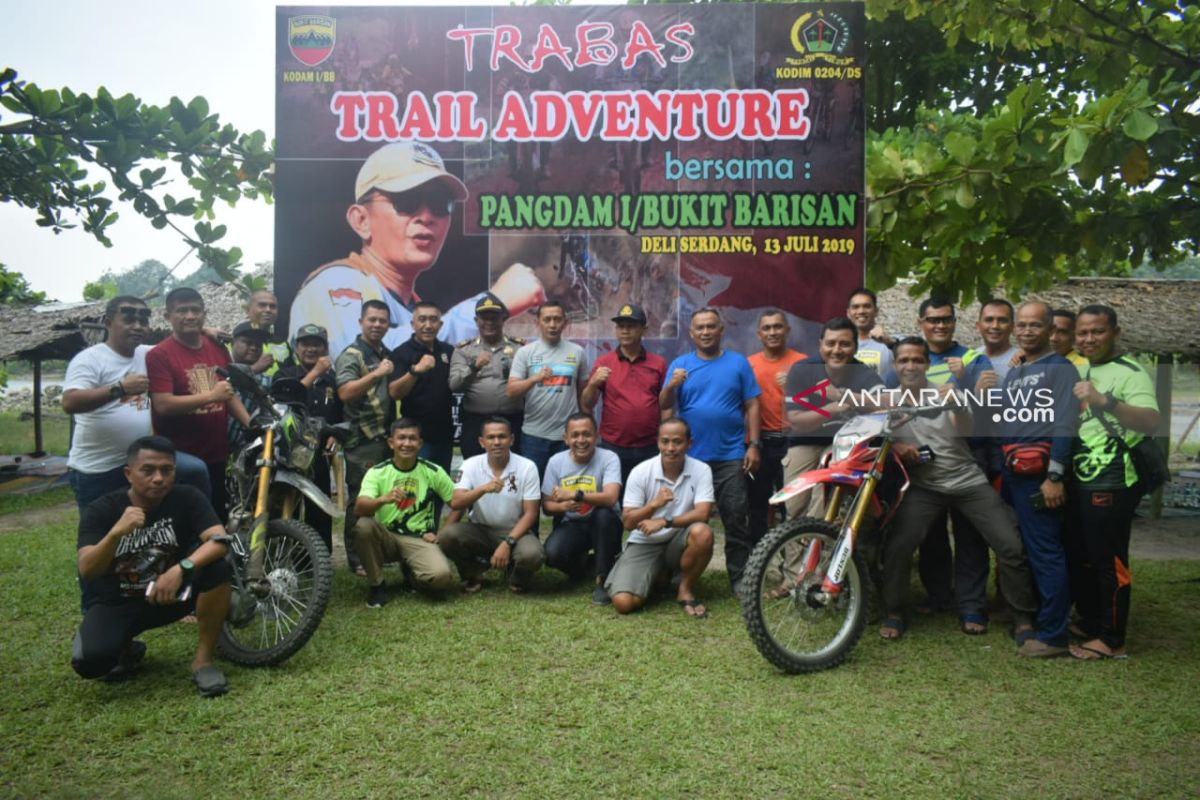 Pangdam I Bukit Barisan memimpin kegiatan Trabas Adventure di wilayah Kodim 0204/DS