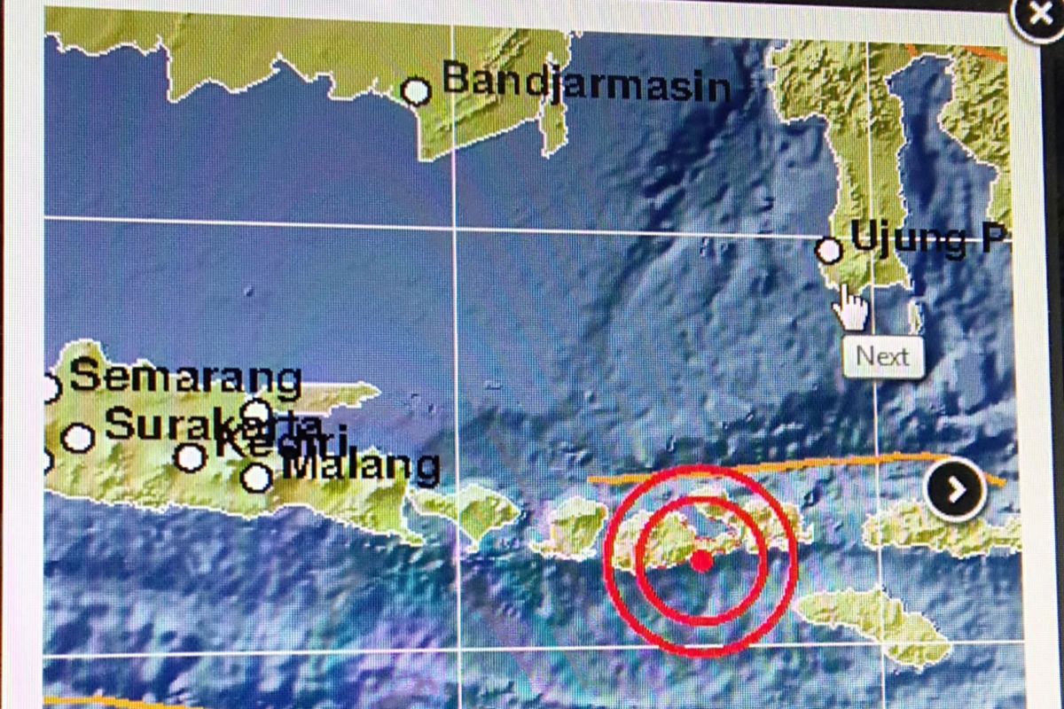 Gempa Barat Daya Sumbawa tidak berpotensi tsunami