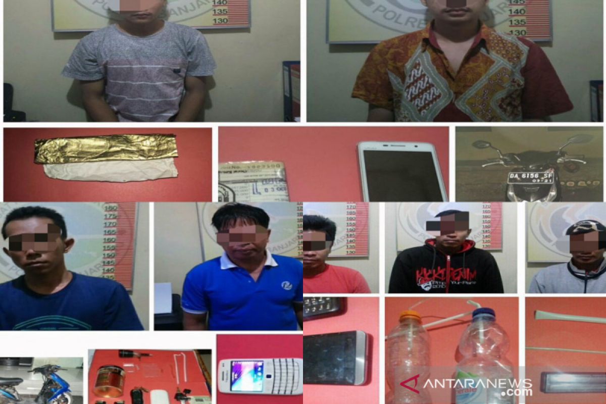 Sehari Polres Banjarbaru tangkap 10 pengguna Narkoba