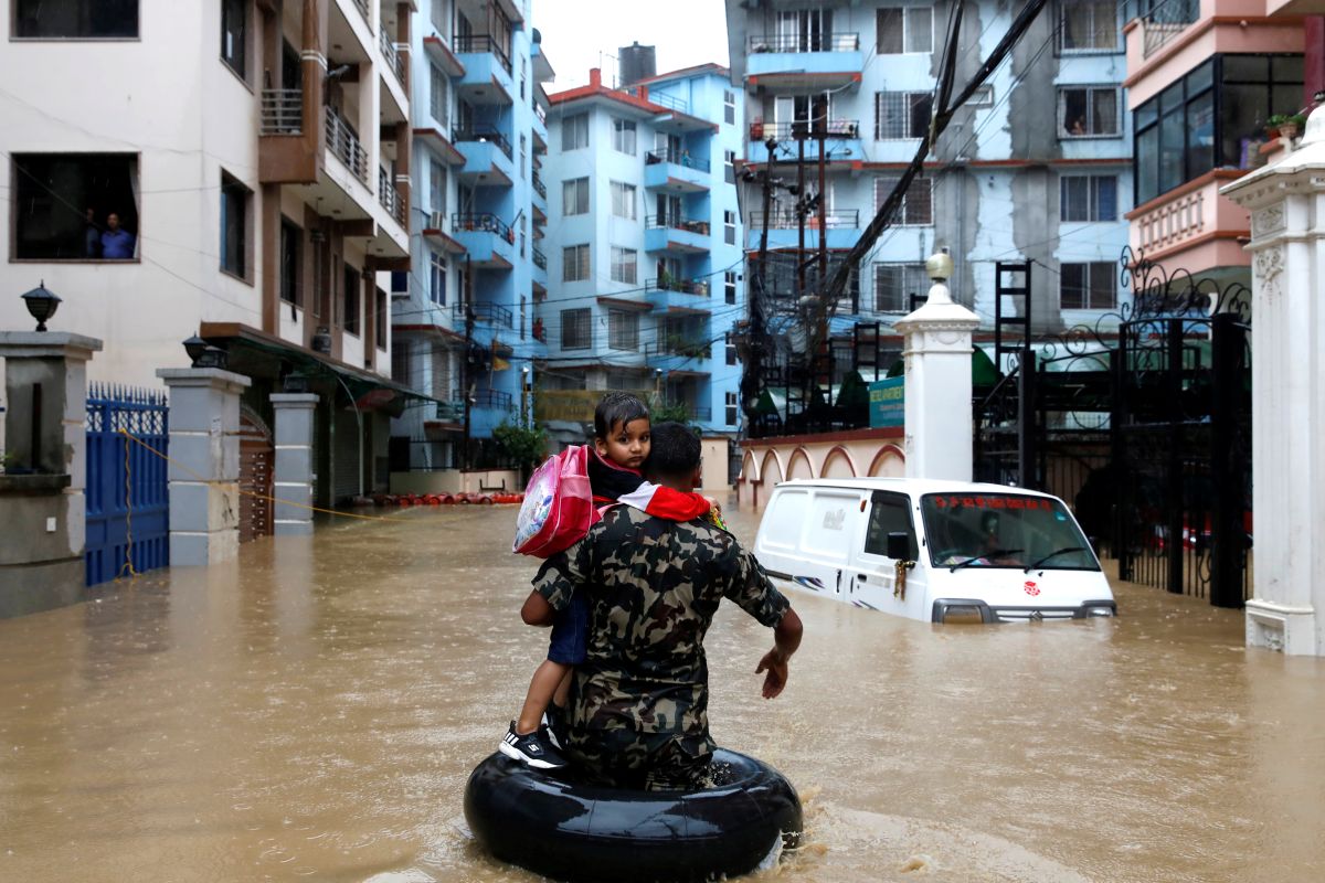 Banjir di Nepal, 47 tewas