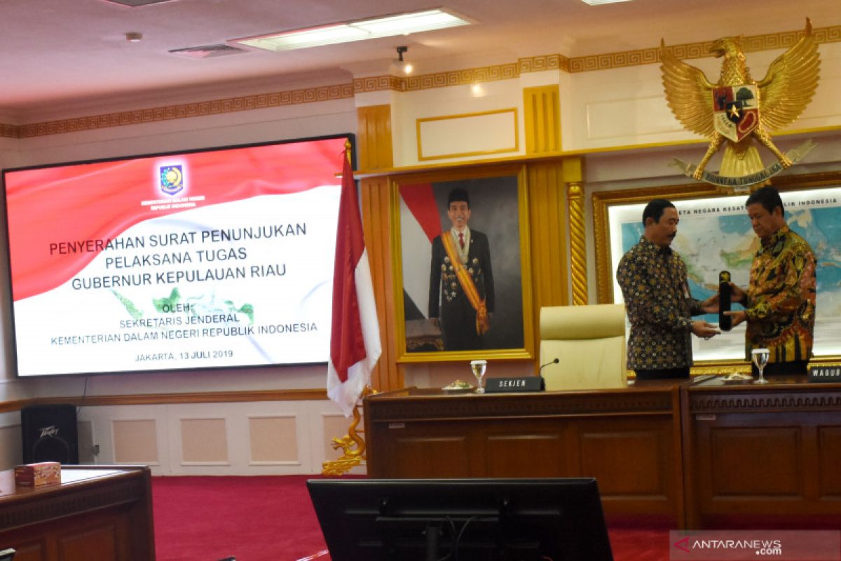 Wagub ditunjuk jadi pelaksana tugas Gubernur Kepulauan Riau