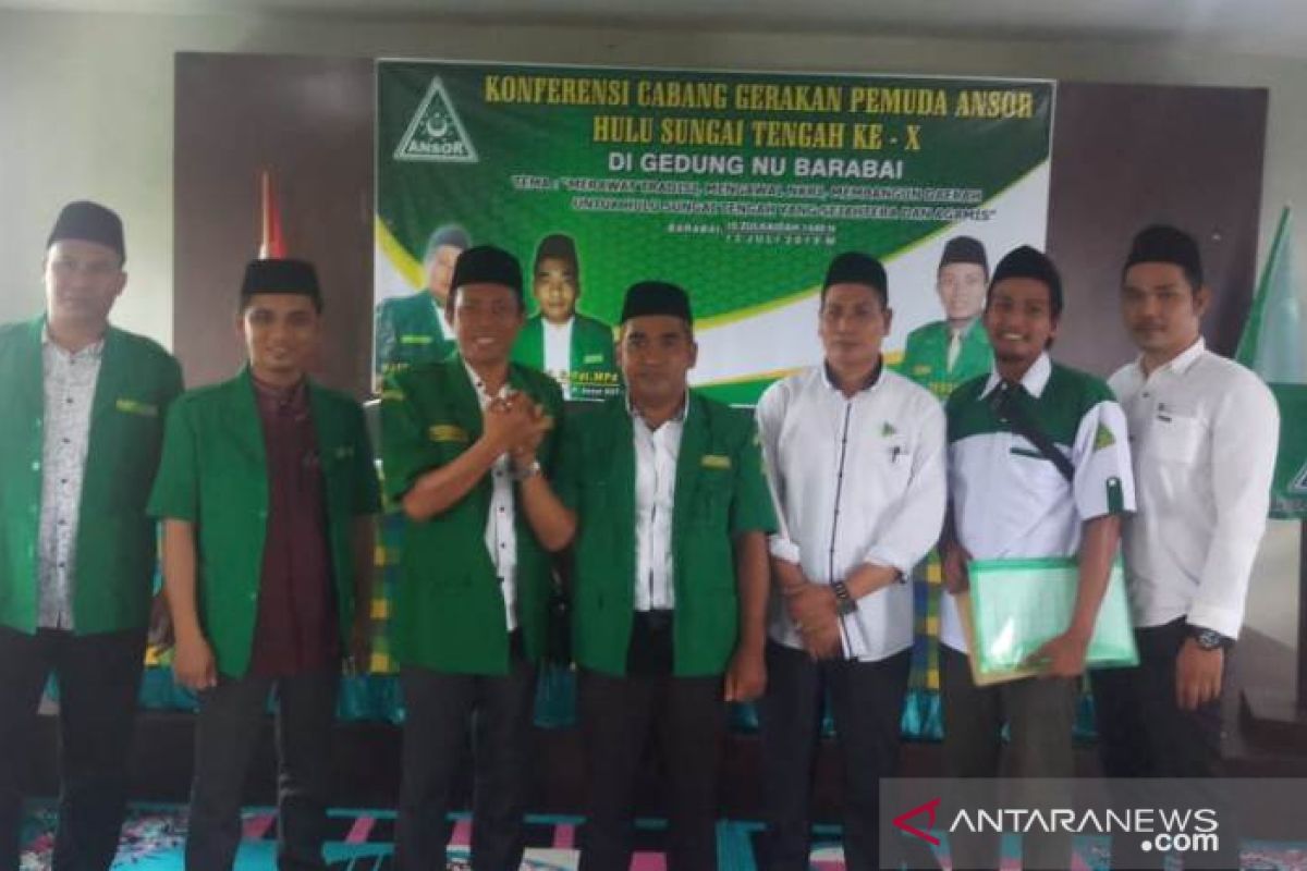 Muliadi terpilih aklamasi Ketua GP Ansor HST