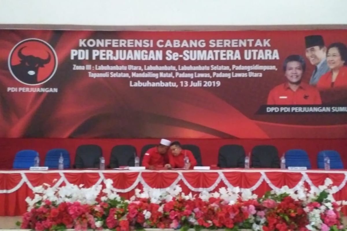 Delapan DPC PDI-Perjuangan Konfercab serentak di Labuhanbatu