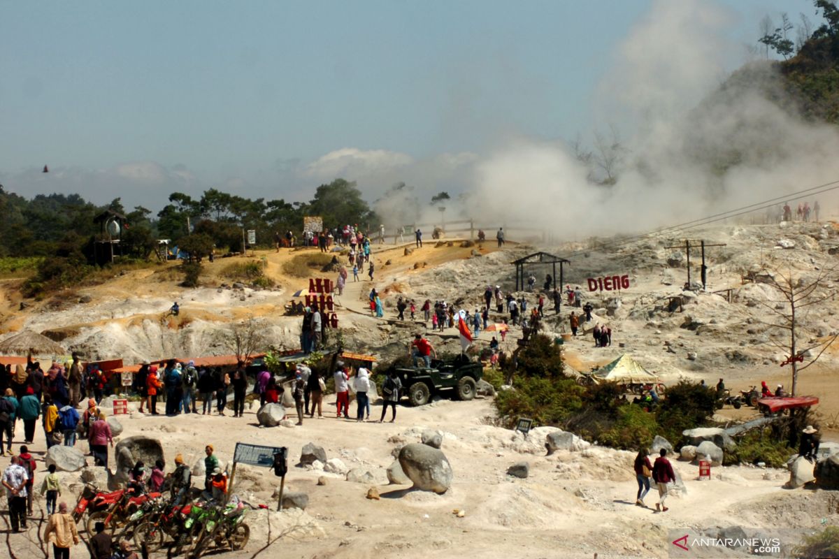 Pascagempa, kawah di kawasan Dataran Tinggi Dieng masih aman