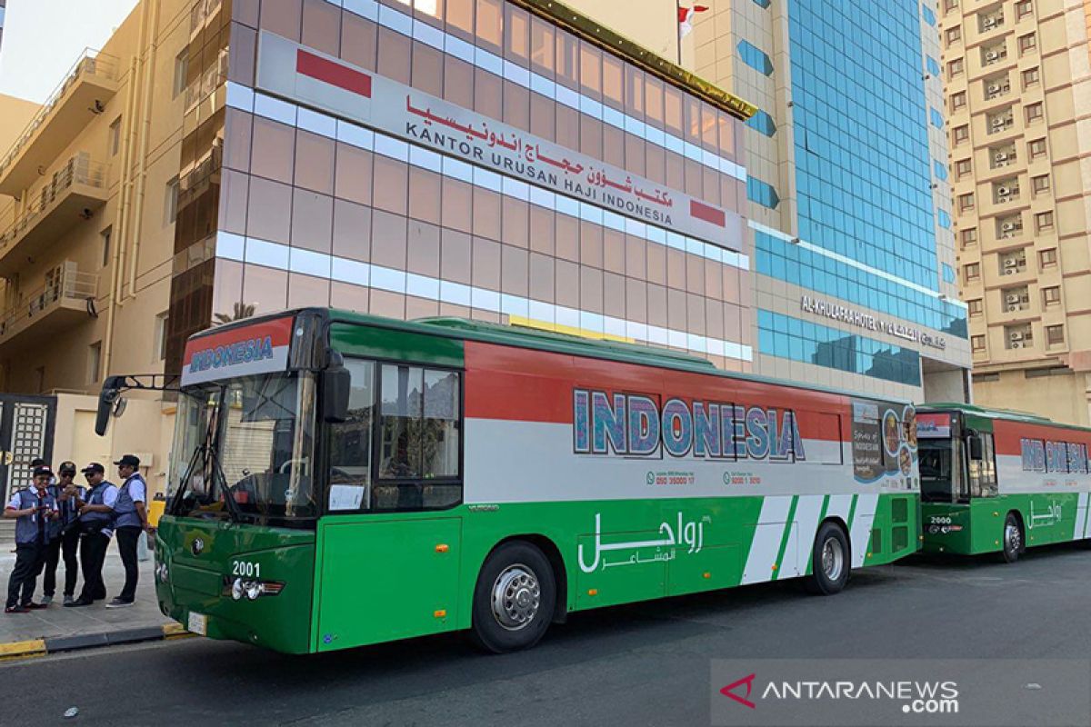 Begini nikmatnya jamaah asal Riau nikmati layanan bus shalawat ke Masjidil Haram