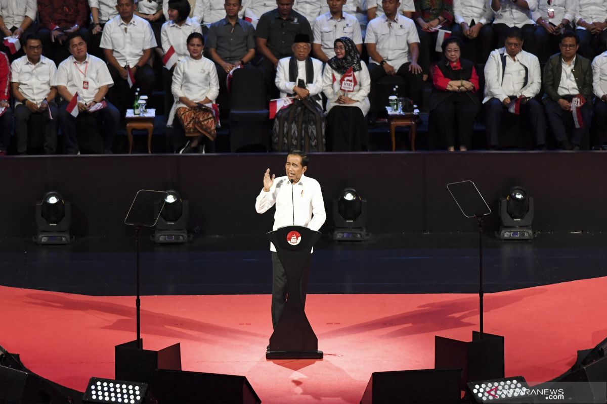 Jokowi: silakan oposisi asal jangan menimbulkan dendam dan kebencian