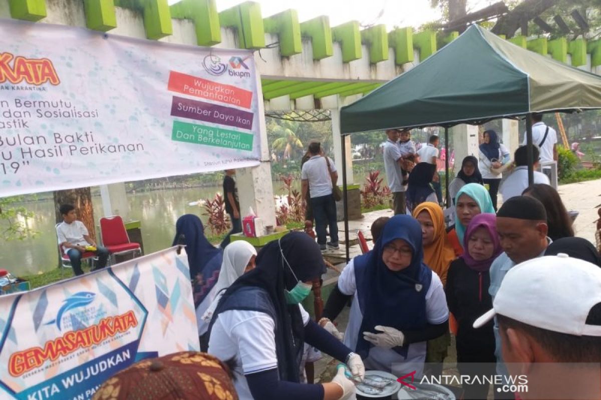 Pelatihan ikan sehat-bermutu digelar Stasiun Karantina Ikan Palembang