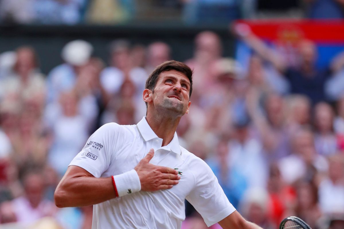 Djokovic pertahankan gelar Wimbledon setelah kalahkan Federer