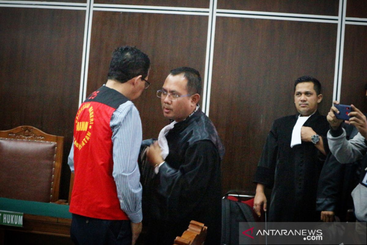 Joko Driyono menjalani sidang vonis di PN Jakarta Selatan