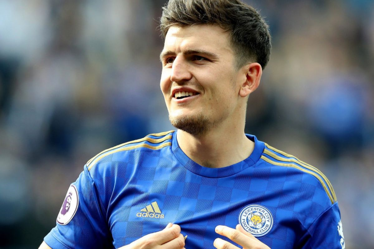 MU setujui harga transfer bek Leicester Harry Maguire