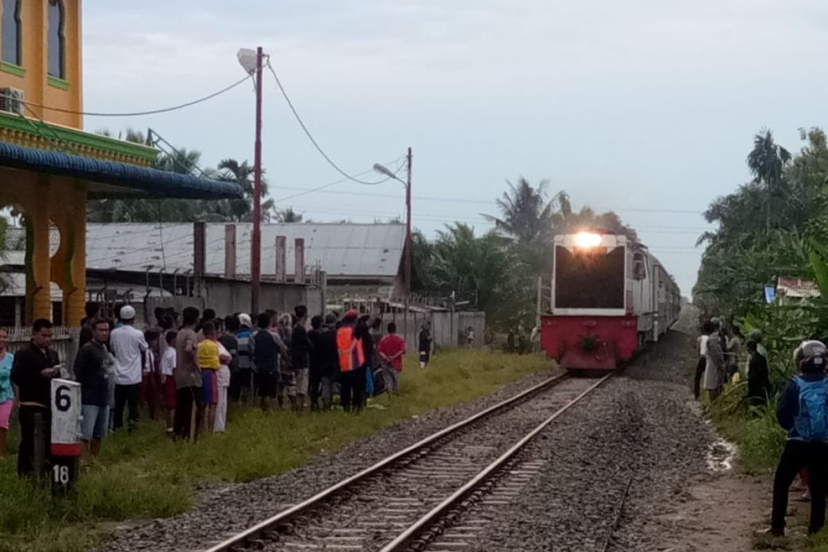 Seorang warga Binjai meninggal ditabrak kereta api