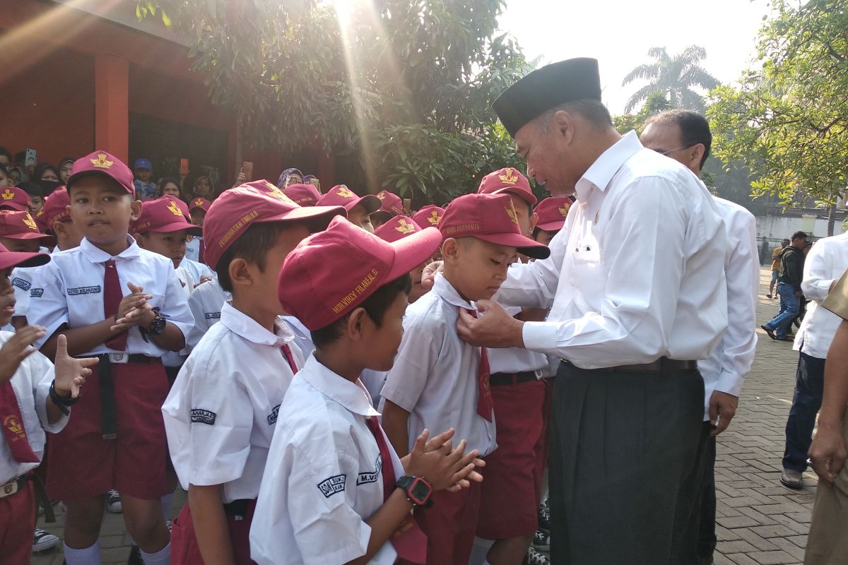 Hari pertama masuk sekolah, Mendikbud ajak ciptakan rasa nyaman bagi siswa