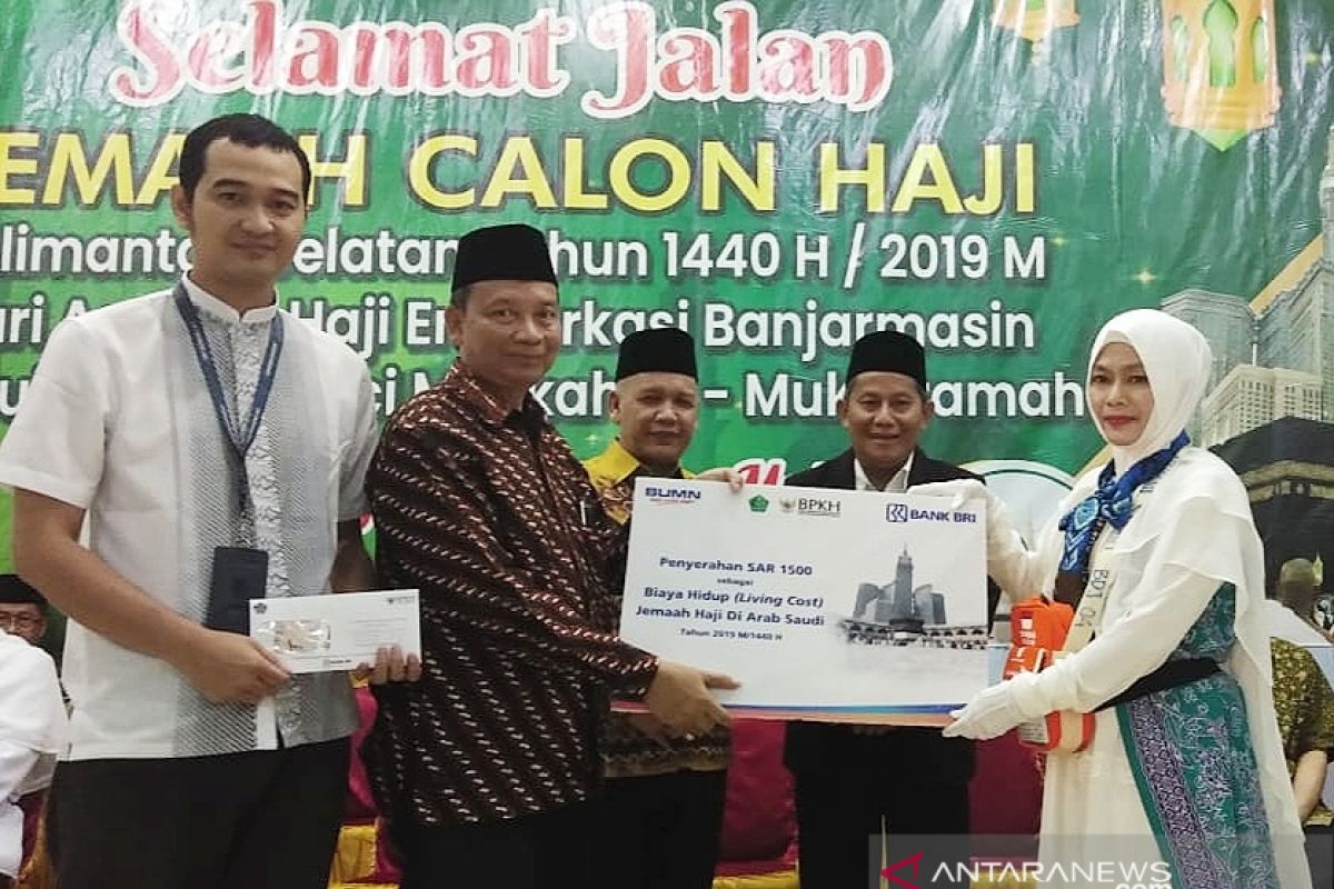 Sekda HST lepas keberangkatan jemaah calon haji Ke Madinah