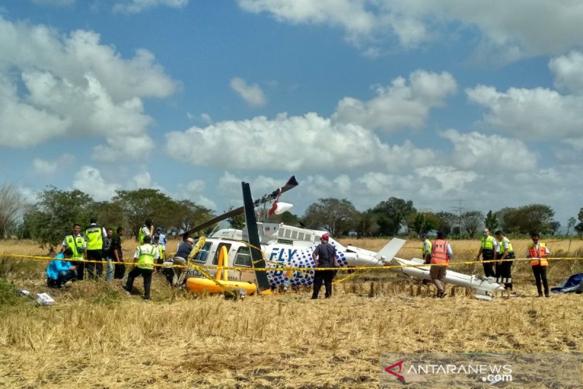 KNKT mulai investigasi bangkai helikopter jatuh di Lombok