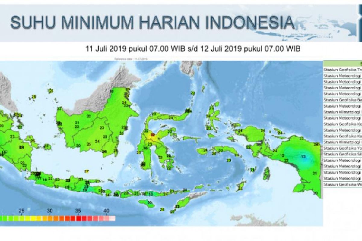 BMKG: Jakarta lebih dingin pada malam hari karena minim awan