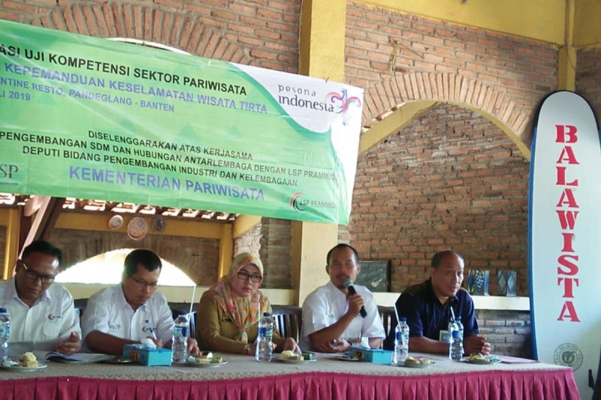 Balawista dan Kemenpar uji kompetensi pemandu keselamatan di Banten