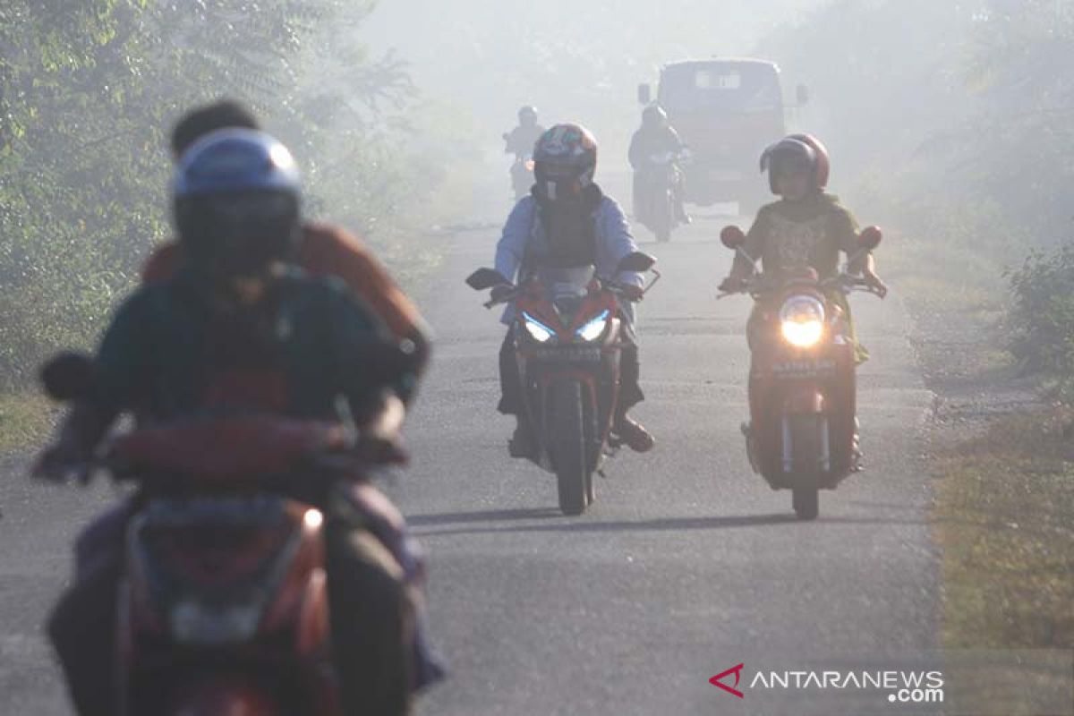 Kabut asap semakin tebal di Aceh Barat