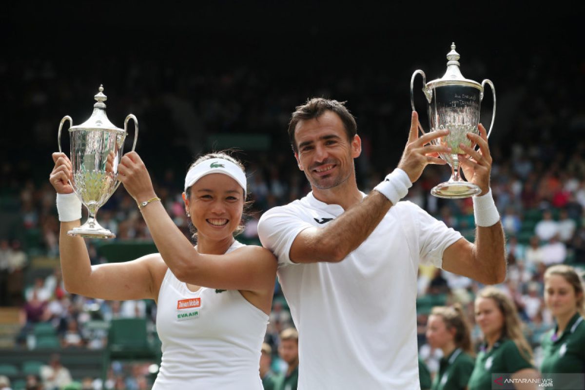 Petenis Taiwan dan Kroasia juara ganda campuran Wimbledon