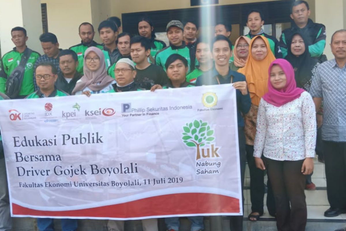 Tingkatkan literasi pasar modal, BEI sosialisasikan ke ojek "online"