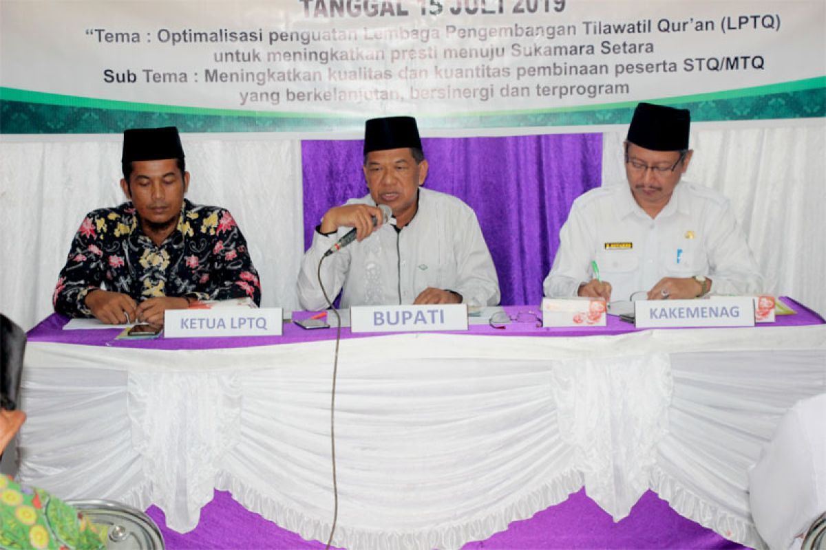 Musda LPTQ Sukamara diharapkan memberikan manfaat bagi masyarakat