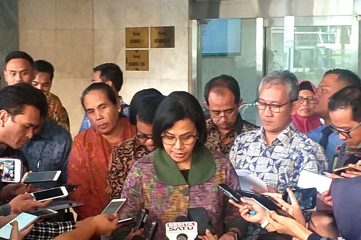 Sri Mulyani perkirakan ekonomi akan tumbuh 5,1 persen semester I 2019