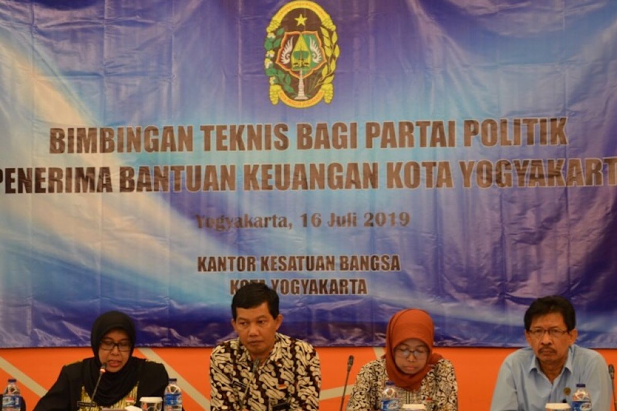 Yogyakarta mengajukan penambahan anggaran untuk bantuan keuangan parpol