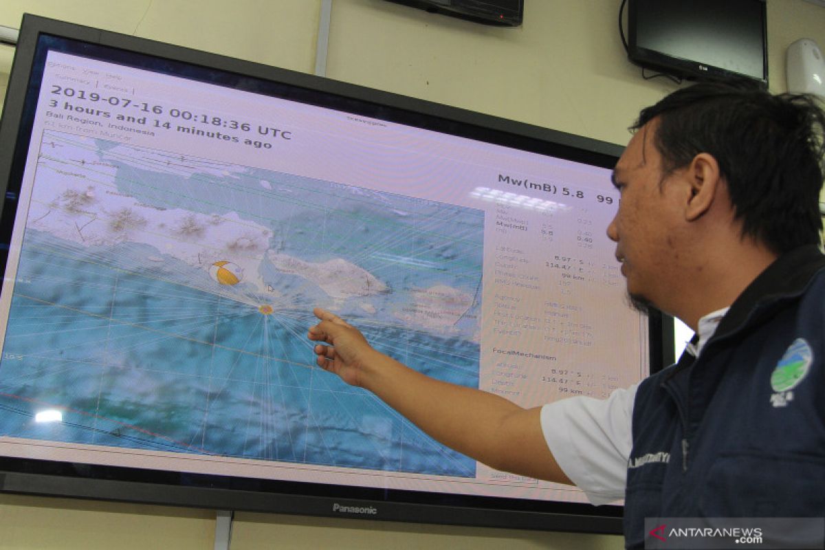 Gempa bumi magnitudo 4,9 guncang Kabupaten Jembrana