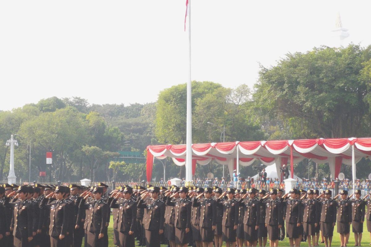 Presiden jokowi minta perwira remaja ikuti perkembangan Iptek