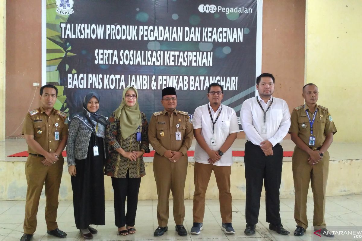 ASN Jambi mendapat  sosialisasi produk Pegadaian dan Taspen