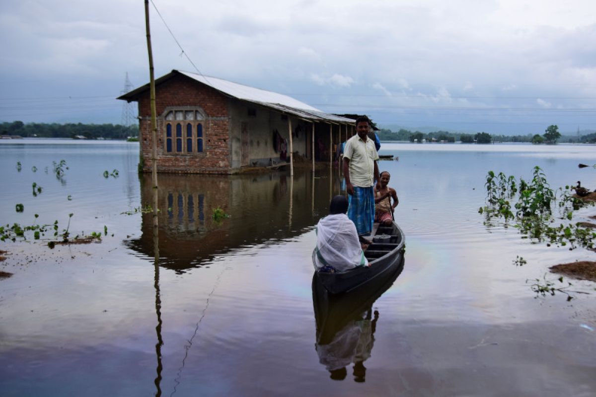 Jutaan orang terkena dampak akibat banjir di India
