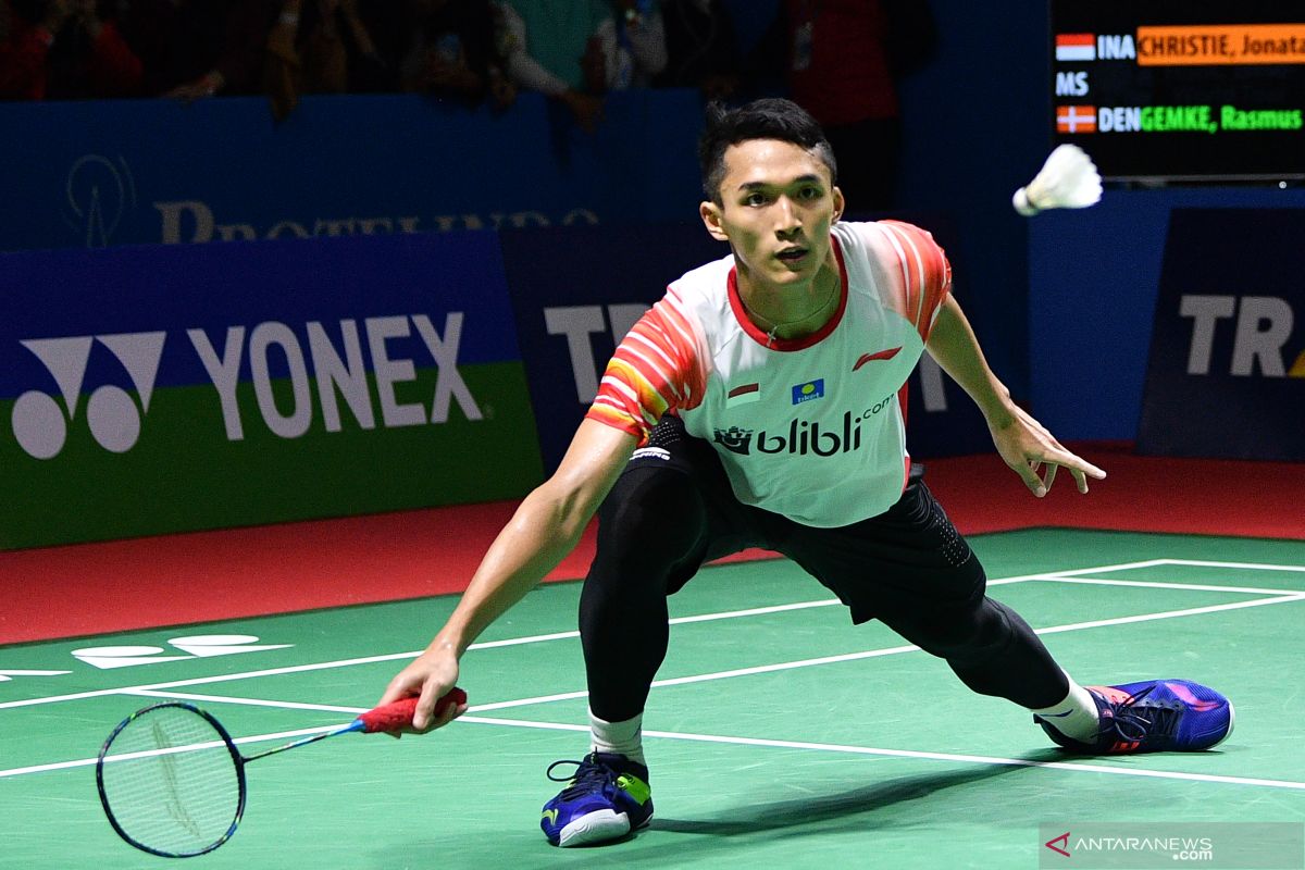 Jonatan lolos  ke babak dua Indonesia Open