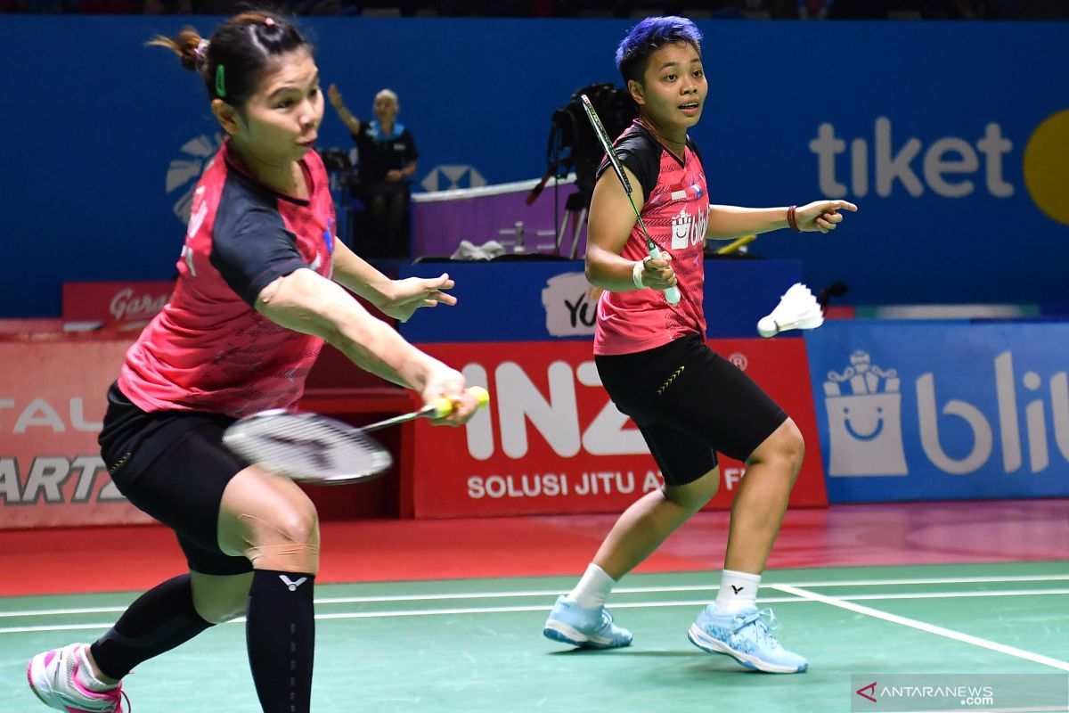Pasangan Greysia/Apriyani terhenti babak dua Indonesia Open