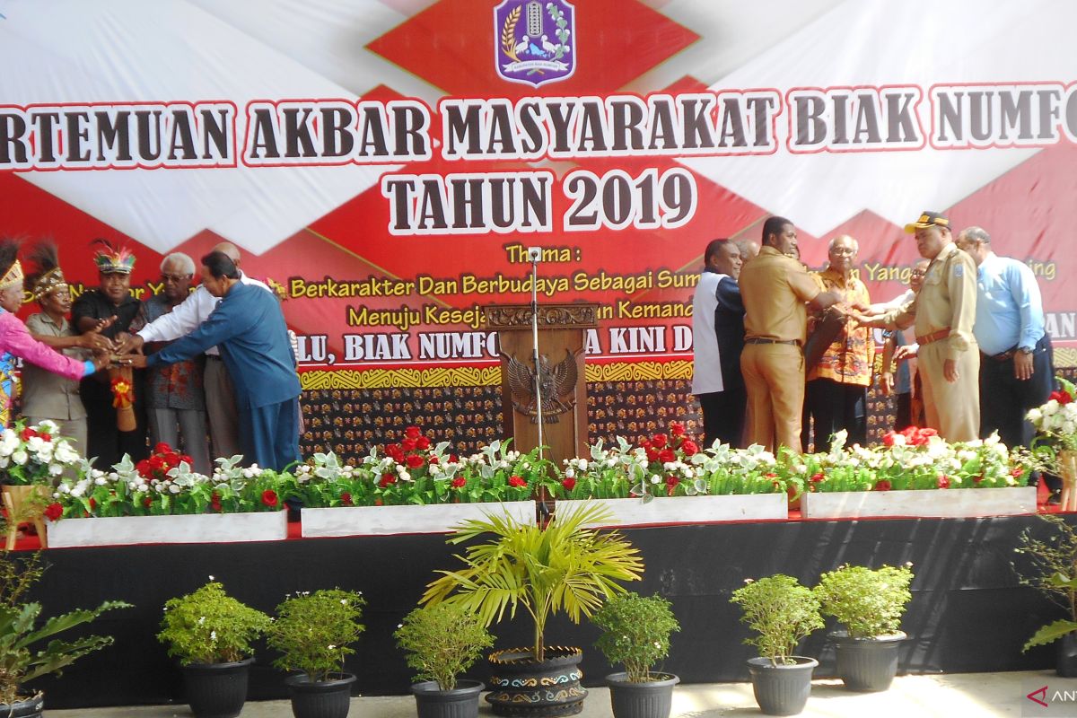 Pemkab Biak Numfor siapkan Perbup pangan lokal pada acara pemerintahan