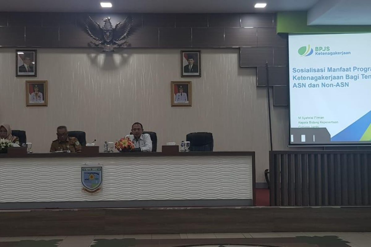 BPJS Ketenagakerjaan Jambi sosialisasi manfaat program jaminan sosial bagi ASN dan non-ASN