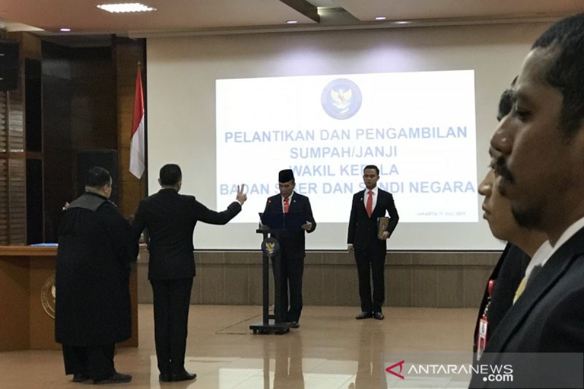 Irjen Dharma Pongrekun resmi dilantik jadi Wakil Kepala BSSN