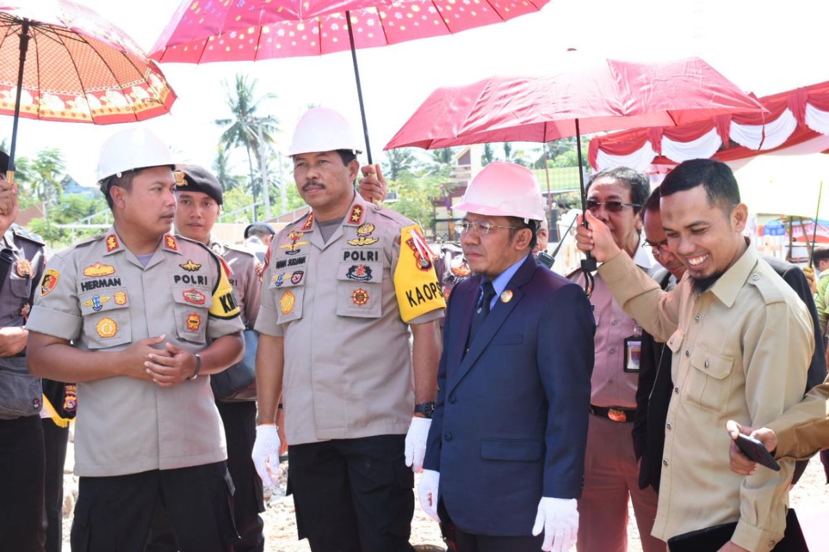 Pembangunan mako dan rusun Polres Lombok Utara dimulai