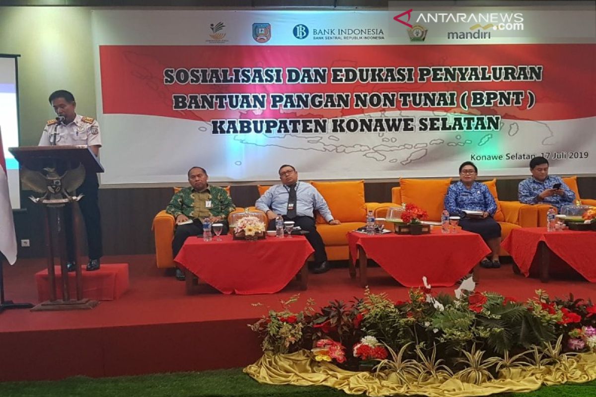 BI gelar sosialisasi dan edukasi BPNT masyarakat Konawe Selatan