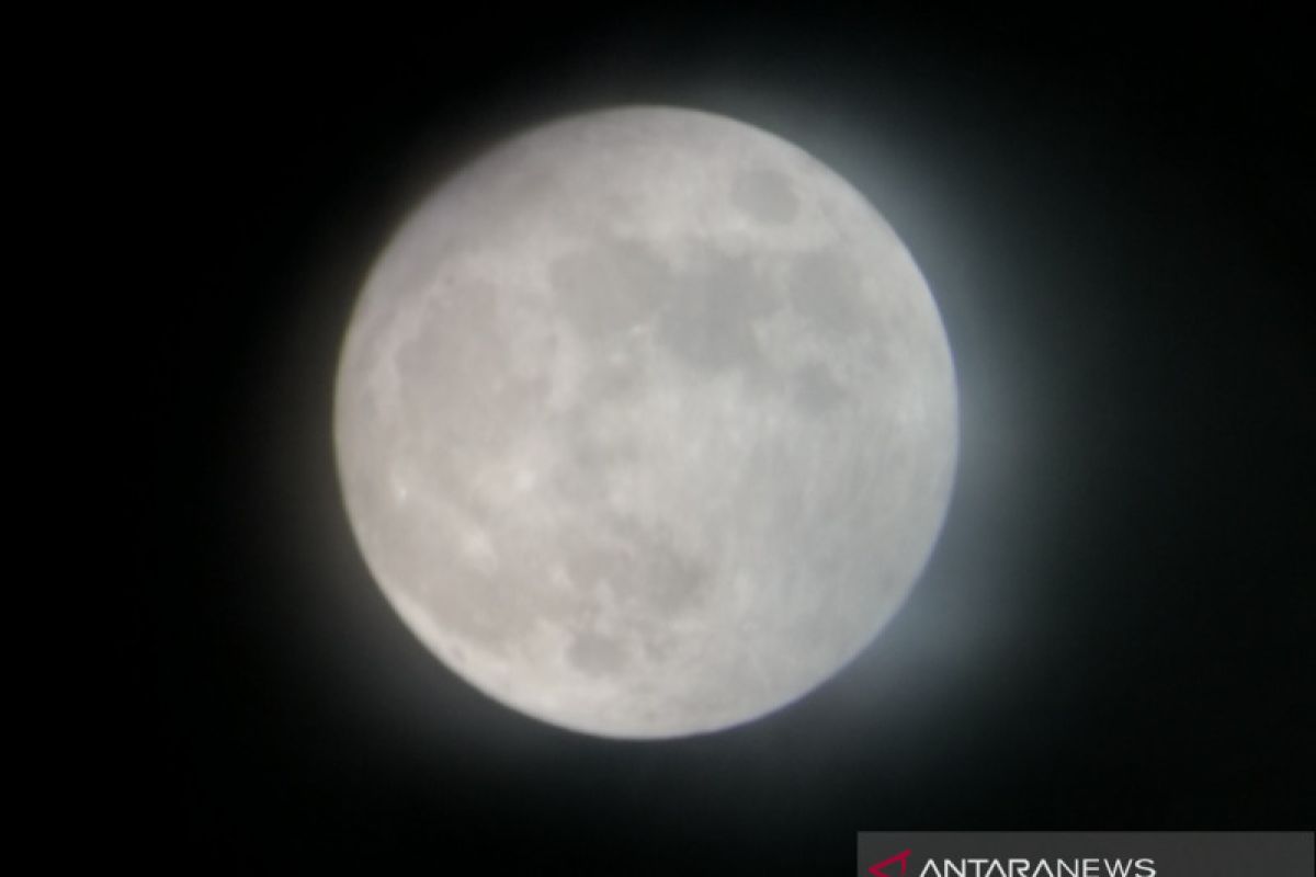Menikmati gerhana bulan dari sudut Taman Ismail Marzuki Jakarta