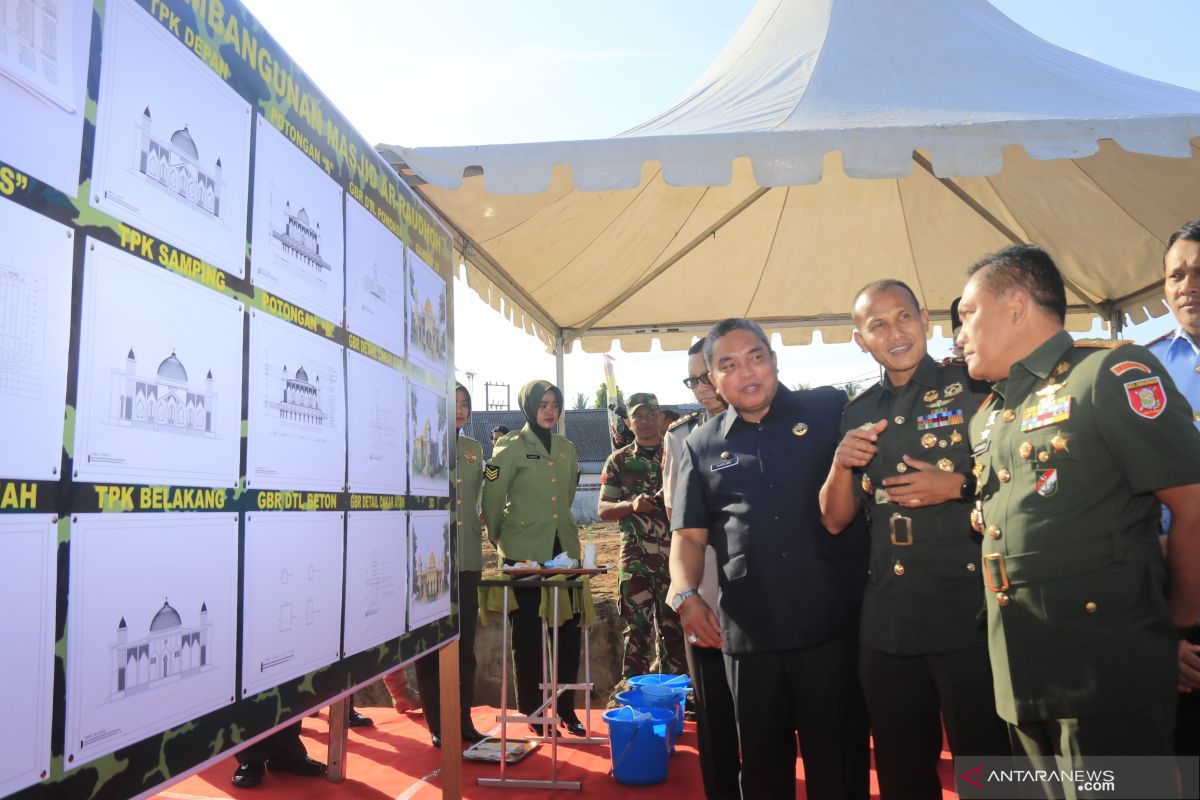 Kodam VI MLW bangun masjid di Banjarbaru