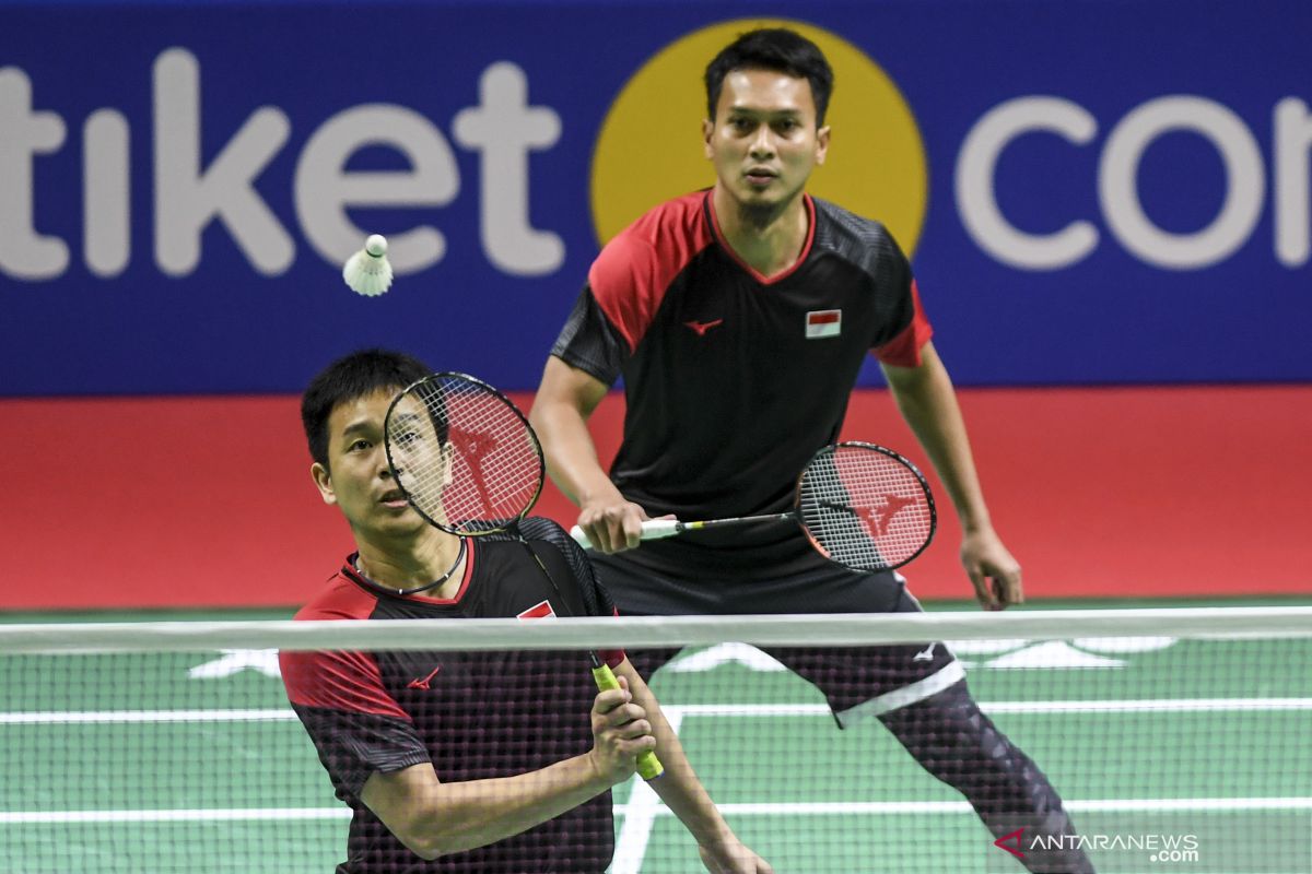 Endo/Watanabe tantang Ahsan/Hendra di perempat final Indonesia Open 2019