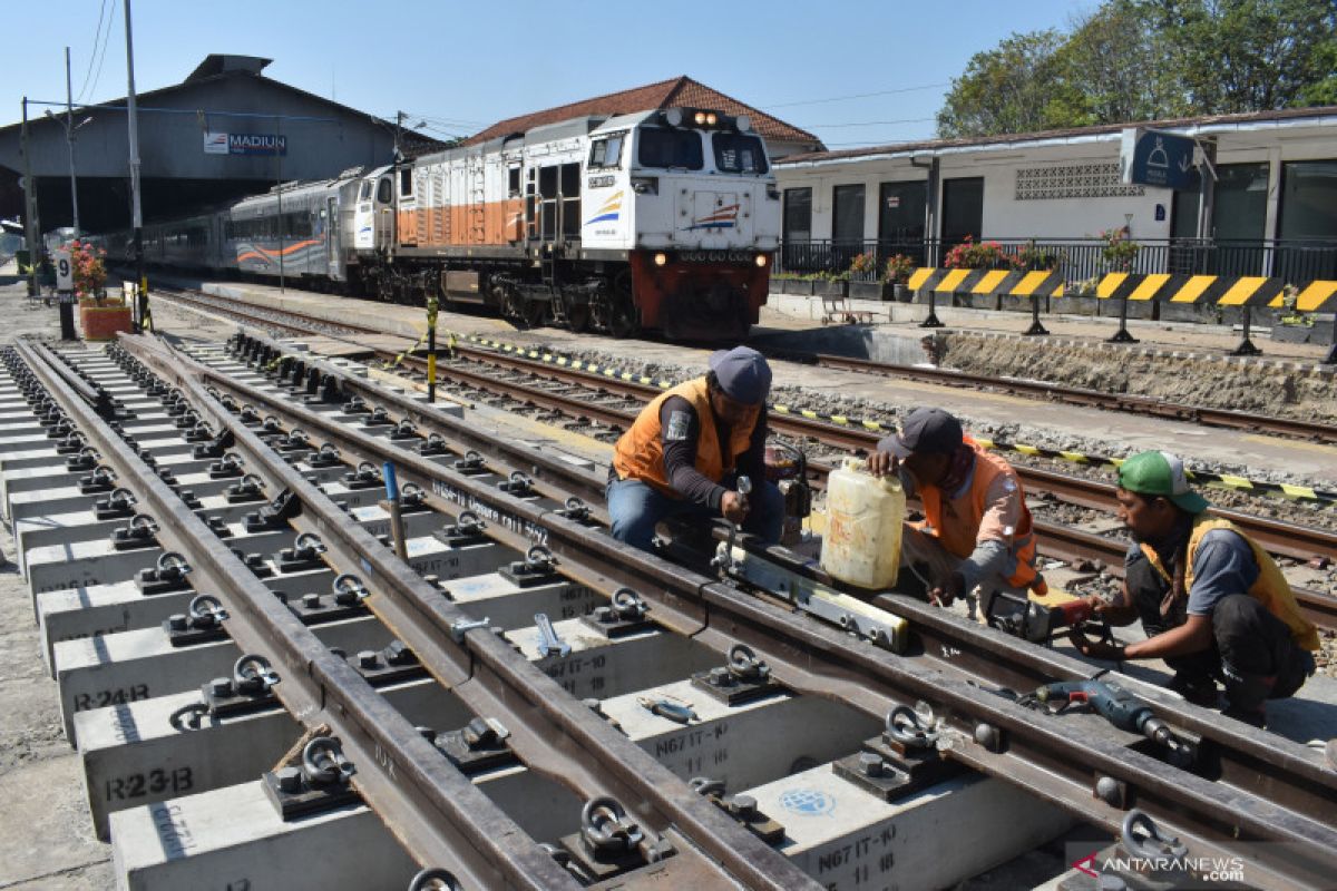 Maling bantalan kereta api di Sumatera Utara ditangkap