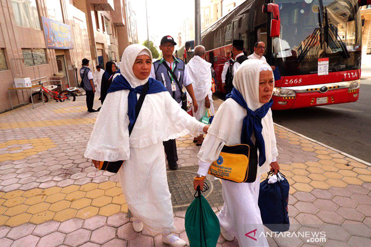 Lima kloter jamaah Embarkasi Makassar sudah tiba di Mekkah