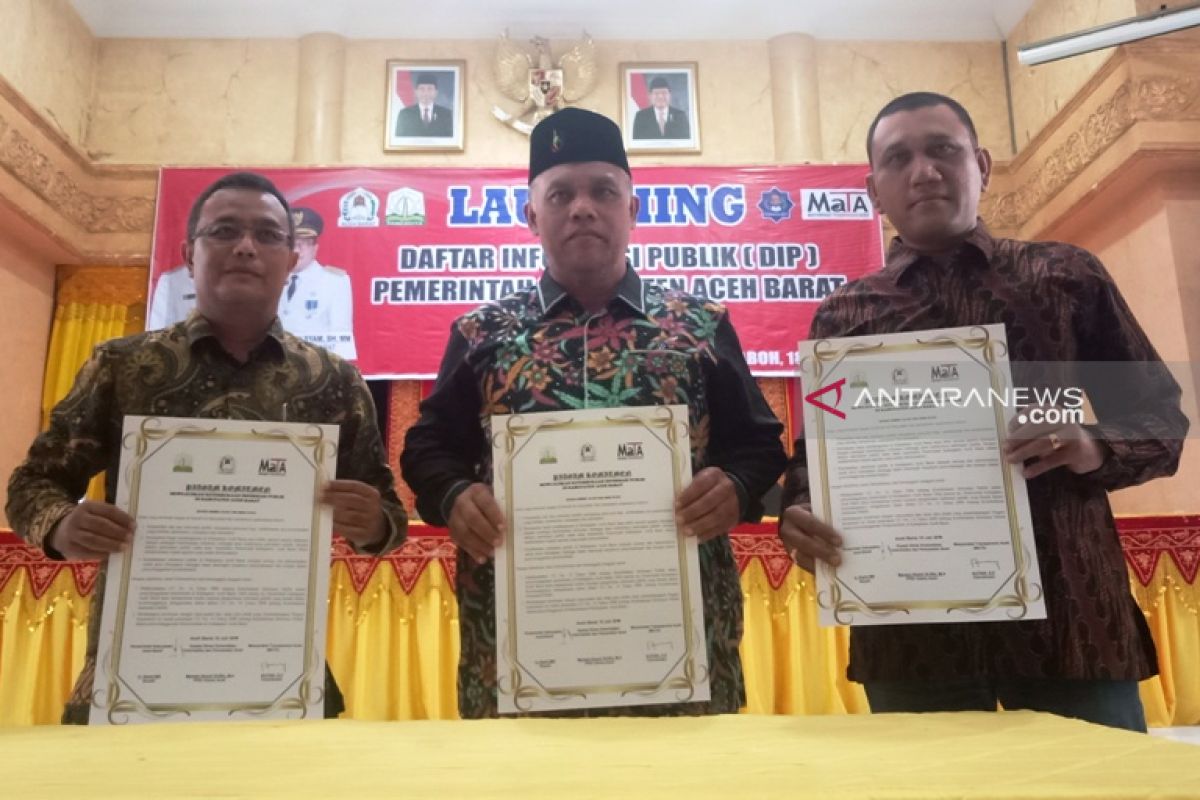 Pemkab Aceh Barat luncurkan Daftar Informasi  Publik